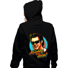 Load image into Gallery viewer, Secret_Shirts Zippered Hoodies, Unisex / Small / Black ALLLrighty Then!
