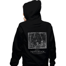 Load image into Gallery viewer, Secret_Shirts Zippered Hoodies, Unisex / Small / Black Death Notebook
