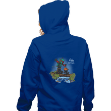 Load image into Gallery viewer, Shirts Zippered Hoodies, Unisex / Small / Royal Blue Boba And Fennec
