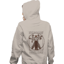 Load image into Gallery viewer, Daily_Deal_Shirts Zippered Hoodies, Unisex / Small / White Vitruvian Dragon
