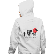 Load image into Gallery viewer, Shirts Zippered Hoodies, Unisex / Small / White Wild Wild Web
