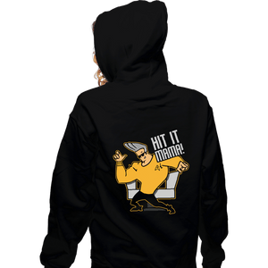 Daily_Deal_Shirts Zippered Hoodies, Unisex / Small / Black Hit It Mama