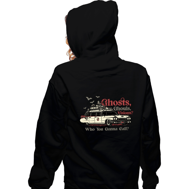 Daily_Deal_Shirts Zippered Hoodies, Unisex / Small / Black Ghosts And Ghouls