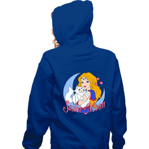 Secret_Shirts Zippered Hoodies, Unisex / Small / Royal Blue USA Sailor Moon