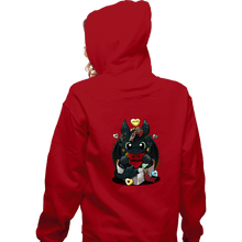 Load image into Gallery viewer, Daily_Deal_Shirts Zippered Hoodies, Unisex / Small / Red Be My Dragon
