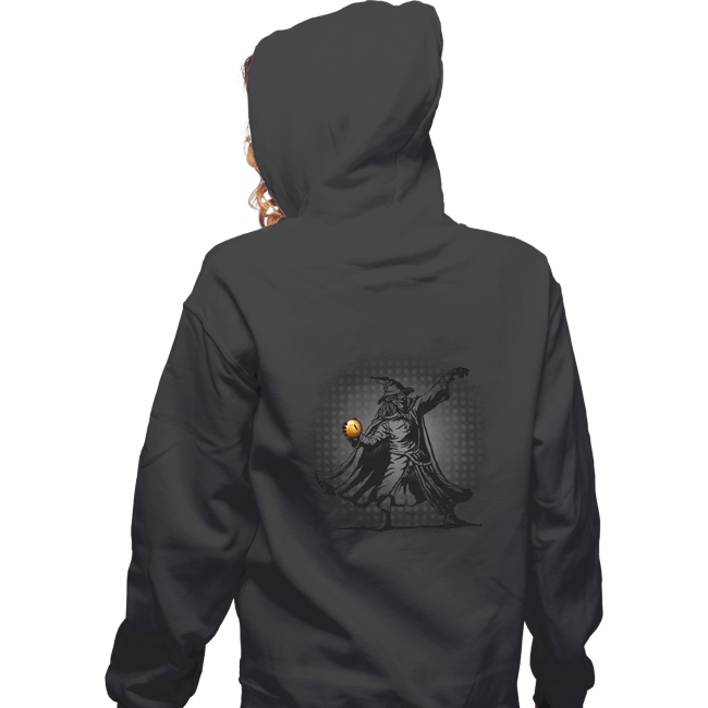 Daily_Deal_Shirts Zippered Hoodies, Unisex / Small / Dark Heather Orb Thrower