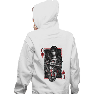 Secret_Shirts Zippered Hoodies, Unisex / Small / White Madness and Wonderland