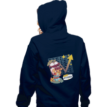 Load image into Gallery viewer, Shirts Zippered Hoodies, Unisex / Small / Navy Turnip Stonks
