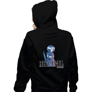 Shirts Zippered Hoodies, Unisex / Small / Black Rusty Angel