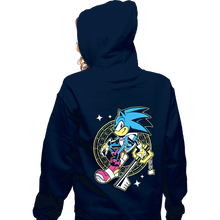 Load image into Gallery viewer, Daily_Deal_Shirts Zippered Hoodies, Unisex / Small / Navy Sonic Kingdom Hearts
