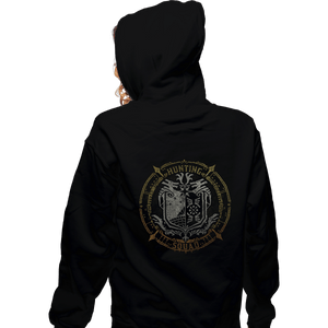 Shirts Zippered Hoodies, Unisex / Small / Black Hunting Squad