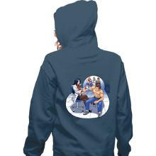 Load image into Gallery viewer, Shirts Zippered Hoodies, Unisex / Small / Indigo Blue School Brawl
