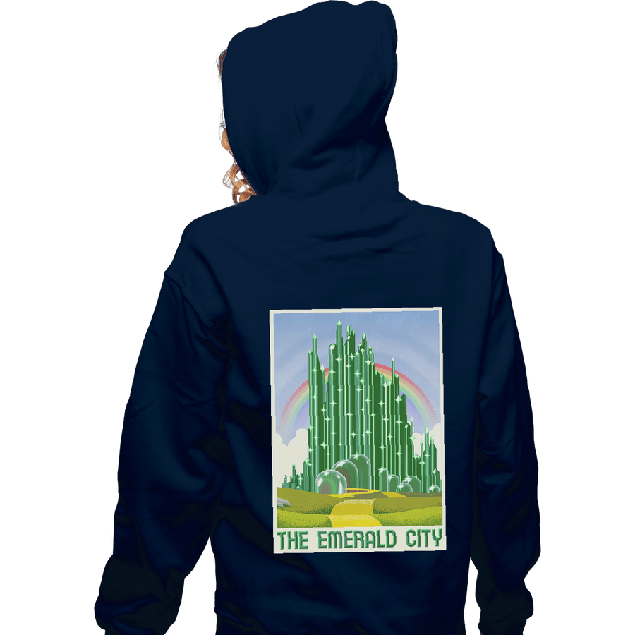 Shirts Zippered Hoodies, Unisex / Small / Navy Visit The Emerald City
