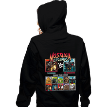 Load image into Gallery viewer, Daily_Deal_Shirts Zippered Hoodies, Unisex / Small / Black Nostalgia Legends
