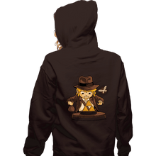 Load image into Gallery viewer, Shirts Zippered Hoodies, Unisex / Small / Dark Chocolate Indiana Link
