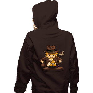 Shirts Zippered Hoodies, Unisex / Small / Dark Chocolate Indiana Link