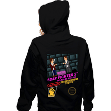 Load image into Gallery viewer, Daily_Deal_Shirts Zippered Hoodies, Unisex / Small / Black Soap Fighter
