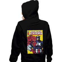 Load image into Gallery viewer, Shirts Zippered Hoodies, Unisex / Small / Black Avenger Academia
