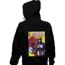 Load image into Gallery viewer, Shirts Zippered Hoodies, Unisex / Small / Black Avenger Academia
