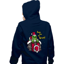 Load image into Gallery viewer, Daily_Deal_Shirts Zippered Hoodies, Unisex / Small / Navy Long Live The Grinch
