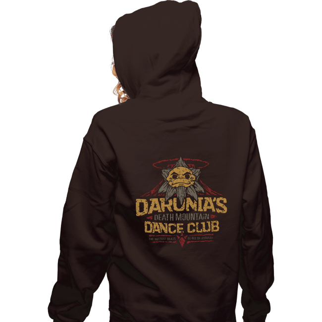 Shirts Zippered Hoodies, Unisex / Small / Dark Chocolate Darunia's Death Mountain
