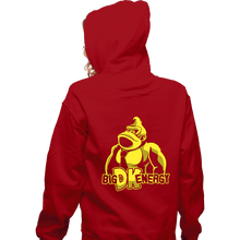 Load image into Gallery viewer, Daily_Deal_Shirts Zippered Hoodies, Unisex / Small / Red Big DK Energy
