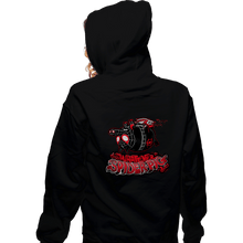 Load image into Gallery viewer, Secret_Shirts Zippered Hoodies, Unisex / Small / Black Spider-Pig - 1610
