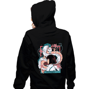 Daily_Deal_Shirts Zippered Hoodies, Unisex / Small / Black The Dragon