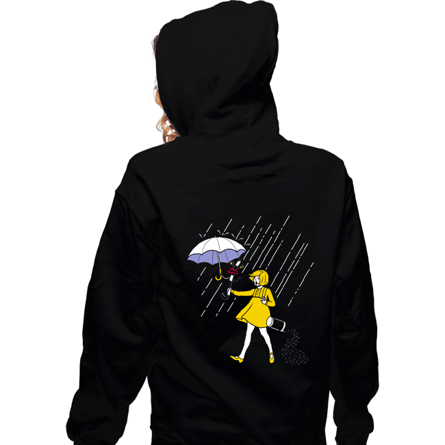 Daily_Deal_Shirts Zippered Hoodies, Unisex / Small / Black Salt Scared Girl!