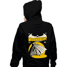 Load image into Gallery viewer, Daily_Deal_Shirts Zippered Hoodies, Unisex / Small / Black Moon Knight Comics
