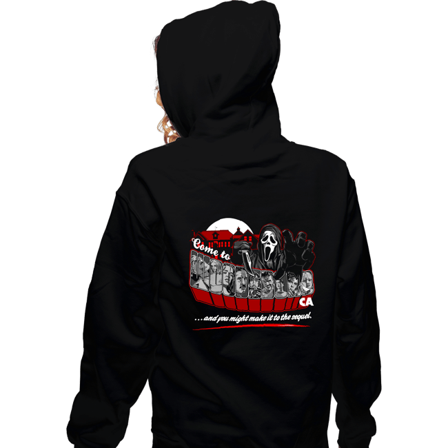 Shirts Zippered Hoodies, Unisex / Small / Black Come To Woodsboro