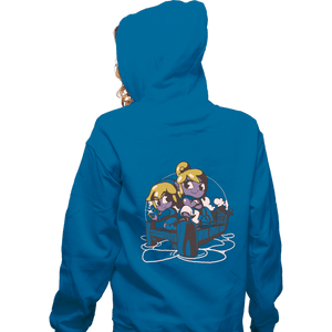 Shirts Zippered Hoodies, Unisex / Small / Royal Blue Valentines Pirates