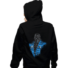 Load image into Gallery viewer, Shirts Zippered Hoodies, Unisex / Small / Black Mortal Ice
