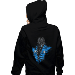 Shirts Zippered Hoodies, Unisex / Small / Black Mortal Ice