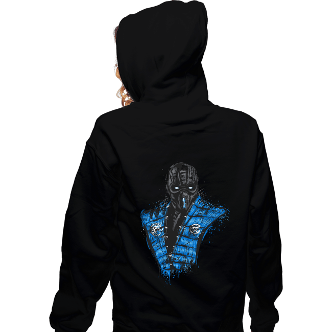 Shirts Zippered Hoodies, Unisex / Small / Black Mortal Ice