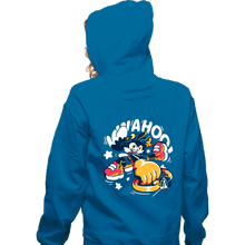 Load image into Gallery viewer, Secret_Shirts Zippered Hoodies, Unisex / Small / Royal Blue Wahoo!
