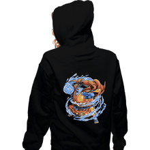 Load image into Gallery viewer, Daily_Deal_Shirts Zippered Hoodies, Unisex / Small / Black fishman Karate
