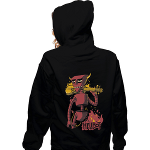 Shirts Zippered Hoodies, Unisex / Small / Black Hellbot