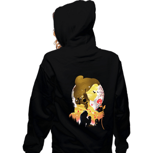 Daily_Deal_Shirts Zippered Hoodies, Unisex / Small / Black Belle Shadow