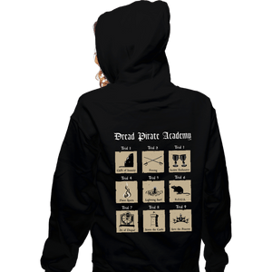 Secret_Shirts Zippered Hoodies, Unisex / Small / Black The Dread Pirate Academy