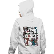 Load image into Gallery viewer, Daily_Deal_Shirts Zippered Hoodies, Unisex / Small / White Illuminated Email
