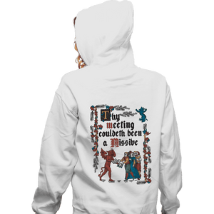 Daily_Deal_Shirts Zippered Hoodies, Unisex / Small / White Illuminated Email