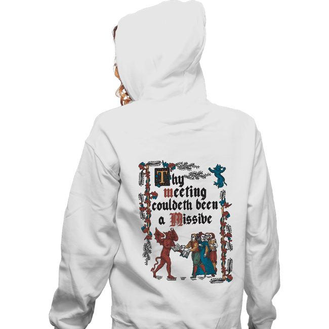 Daily_Deal_Shirts Zippered Hoodies, Unisex / Small / White Illuminated Email