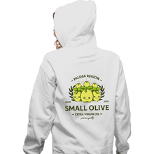 Load image into Gallery viewer, Shirts Zippered Hoodies, Unisex / Small / White Small Olive
