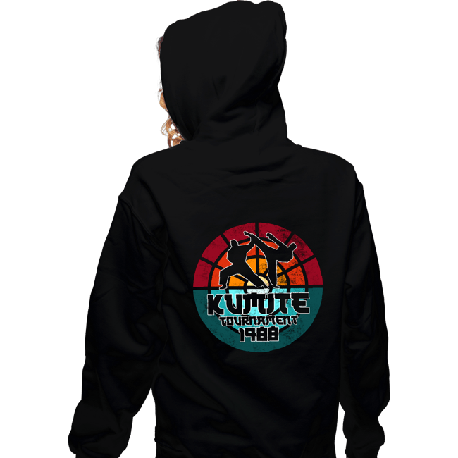Secret_Shirts Zippered Hoodies, Unisex / Small / Black Kumite Tournament