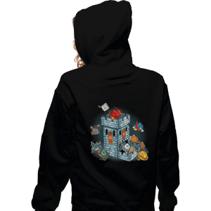 Shirts Zippered Hoodies, Unisex / Small / Black Dice Tower