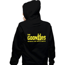 Load image into Gallery viewer, Daily_Deal_Shirts Zippered Hoodies, Unisex / Small / Black Gooniies
