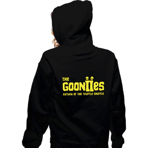 Daily_Deal_Shirts Zippered Hoodies, Unisex / Small / Black Gooniies