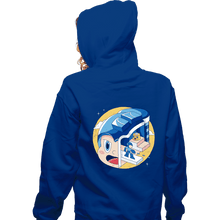 Load image into Gallery viewer, Shirts Zippered Hoodies, Unisex / Small / Royal Blue The Blue Bomber Head
