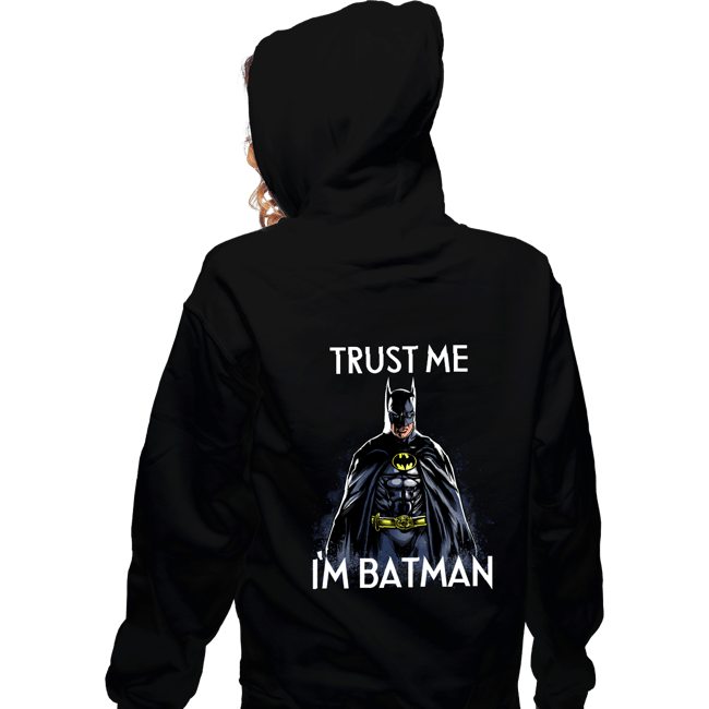 Secret_Shirts Zippered Hoodies, Unisex / Small / Black Trust The Bat
